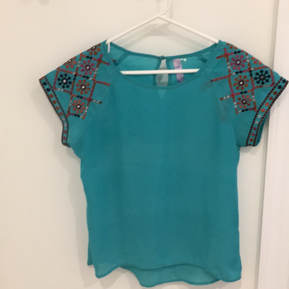 Woman’s blouse Turquoise